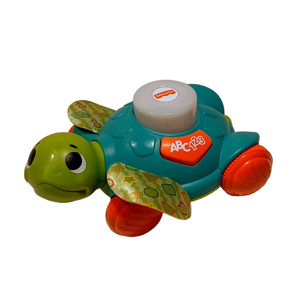 fisher-price ABC-123 LINKIMALS Sit-to-Crawl Light-up Singing Musical Sea Turtle - Picture 8 of 8